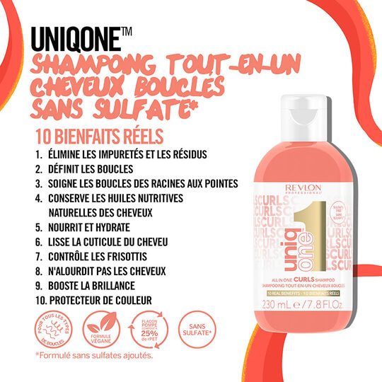 All-in-One-Shampoo f&uuml;r lockiges Haar Uniq One Curls