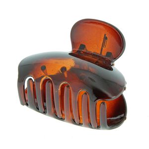 Krokodilklammer mit Gl&ouml;ckchen Braun