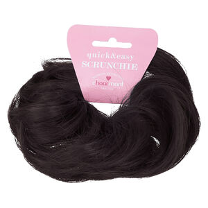 Haargummi Scrunchie dunkelbraun