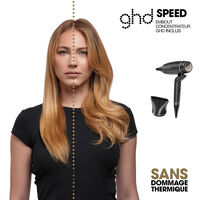 Speed-Haartrockner mit Tasche und Volumenspray grau / schwarz