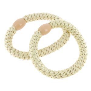 Metallfreie gewebte Haargummis