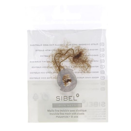 Unsichtbare Haarnetze x 2 Hellbraun