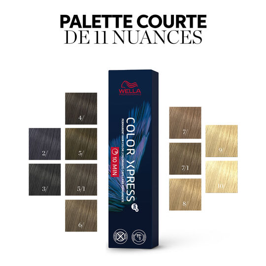 Permanente Haarfarbe Color Xpress 5/1 Hellkastanienbraun Asch