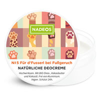Nat&uuml;rliche Deocreme f&uuml;r die F&uuml;&szlig;e