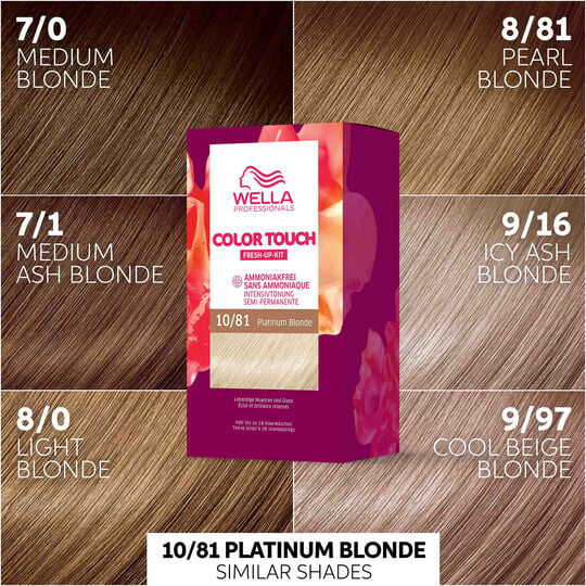 Color Touch Fresh-up-Kit 10/81 Sehr Sehr Hellblond Perlmutt Asch
