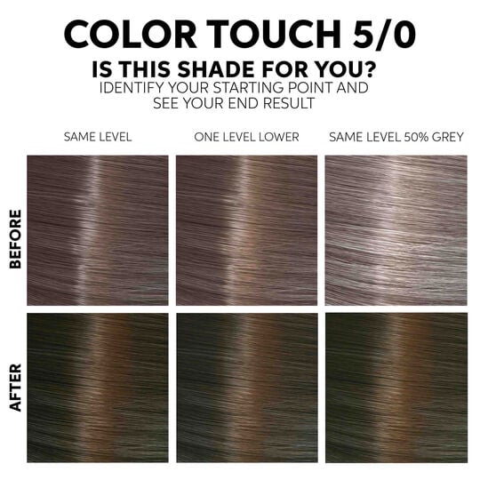 Color Touch Fresh-up-Kit 5/0 Hellkastanienbraun Natur