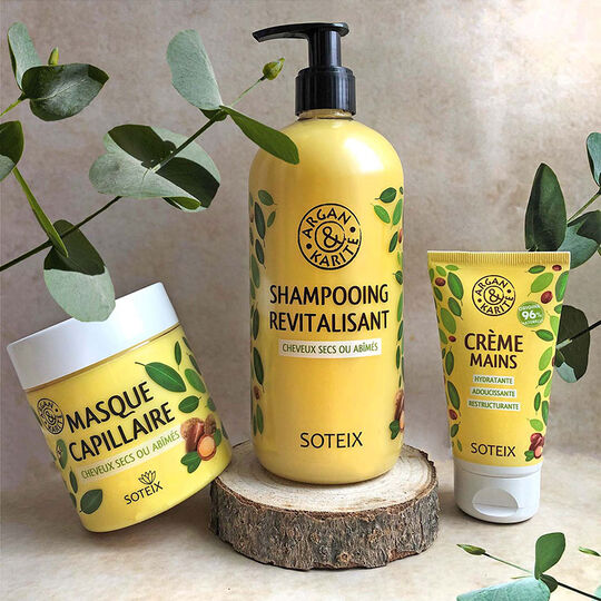 Revitalisierendes Shampoo mit Argan- und Sheabutter