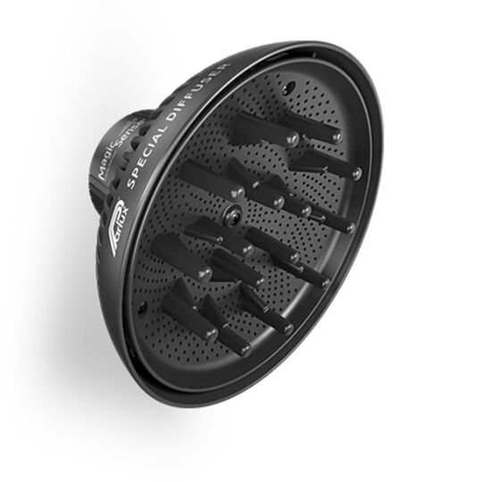 Digitalyon-Haartrockner und sein Magic Sense-Diffusor Silber