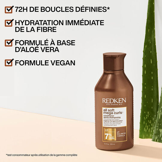Conditioner f&uuml;r lockiges bis krauses Haar All Soft Mega Curls
