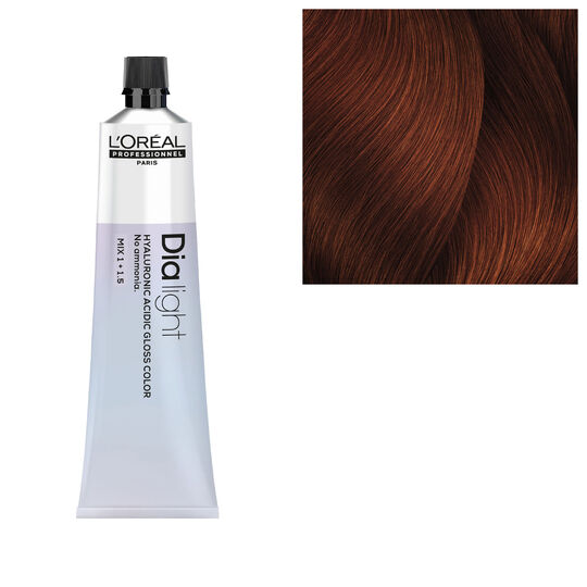 T&ouml;nung Dia light Hyaluronic 6.46 Dunkelblond Kupfer Rot