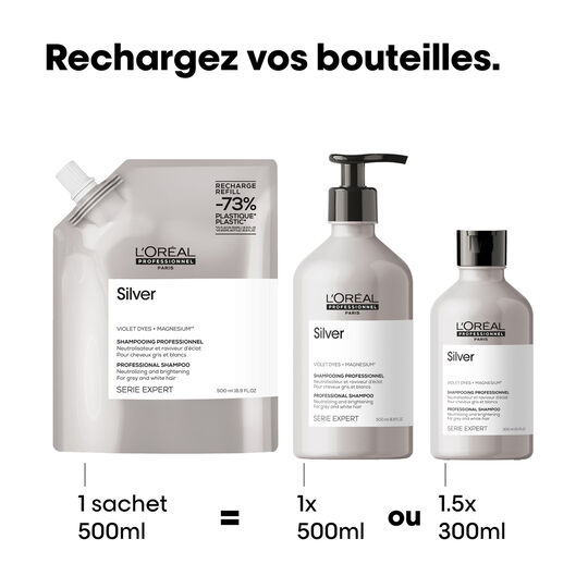 Entgelbendes Shampoo Silver Nachf&uuml;llpackung 500 ml