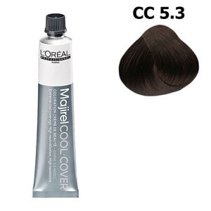 Neutralisierende Haarfarbe Majirel Cool Cover 5.3 hellbraun-gold-beige