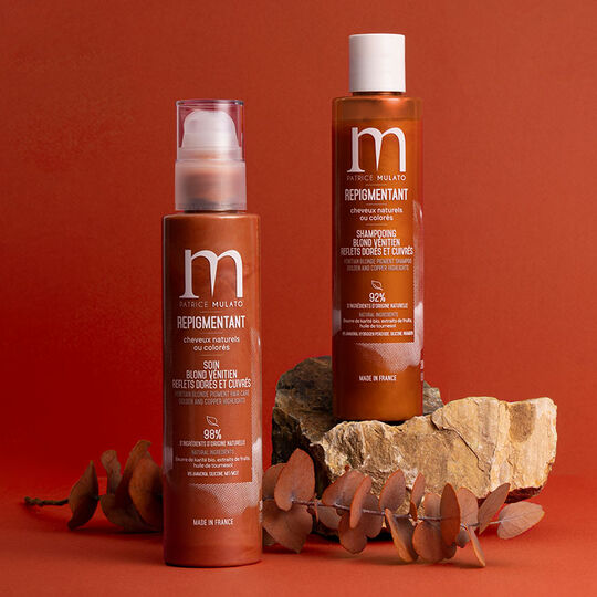 Repigmentierendes Shampoo f&uuml;r nat&uuml;rliches oder gef&auml;rbtes Haar venezianisches Blond