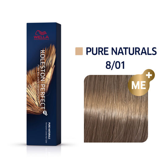 Permanente Haarfarbe Koleston Perfect Me+ 8/01 Hellblond Natur Asch
