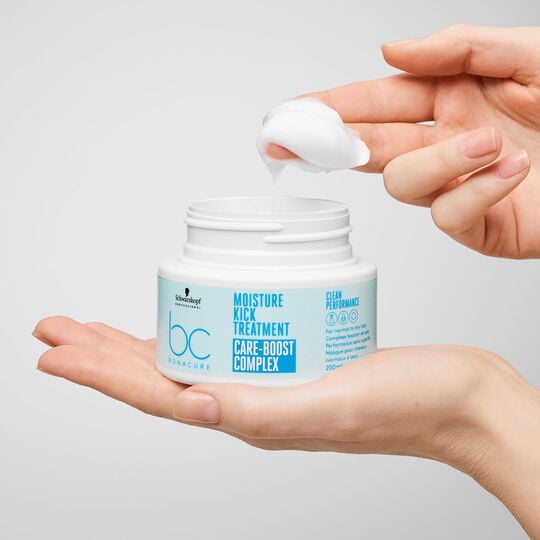Maske f&uuml;r normales bis trockenes Haar BC Moisture Kick