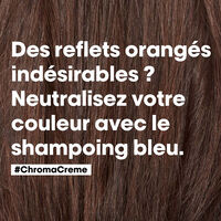 Neutralisierendes Shampoo f&uuml;r braunes Haar Chroma Cr&egrave;me bleu