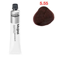 Permanente Haarfarbe Majirel 5.55 Hellbraun mit intensiven Mahagoni-T&ouml;nen