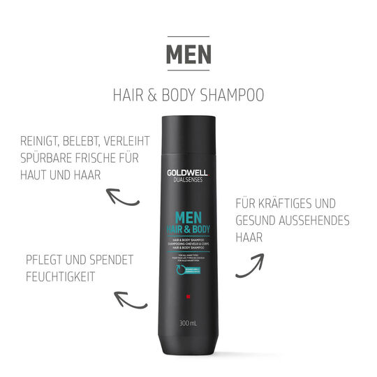 Dualsenses Men Hair & Body Shampoo