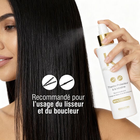 K Protect Hitzeschutzspray mit Keratin f&uuml;r Gl&auml;tteisen oder Lockenst&auml;be