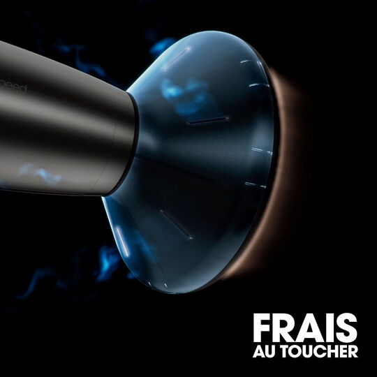 Speed-Haartrockner mit Diffusor und Schutzspray