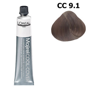 Neutralisierende Haarfarbe Majirel Cool Cover 9.1 sehr helles, aschblondes Blond