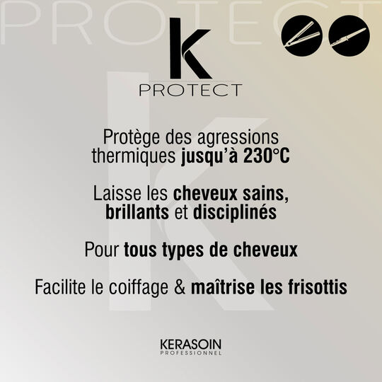 K Protect Hitzeschutzspray mit Keratin f&uuml;r Gl&auml;tteisen oder Lockenst&auml;be