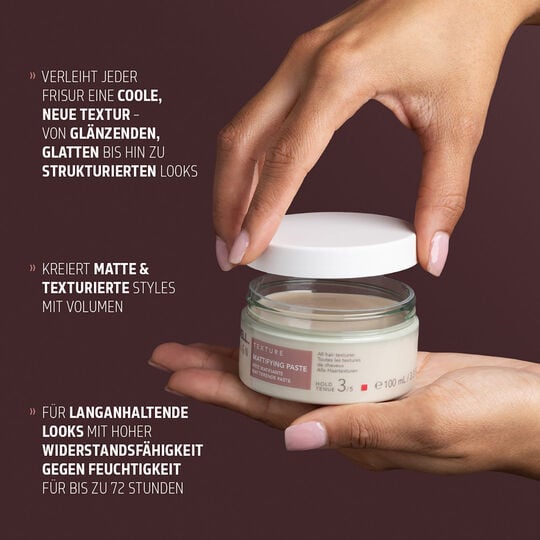 Mattierende Paste Texture