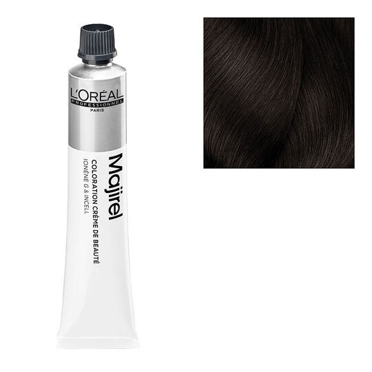 Permanente Haarfarbe Majirel 4.15 Asch-Mahagoni Kastanienbraun