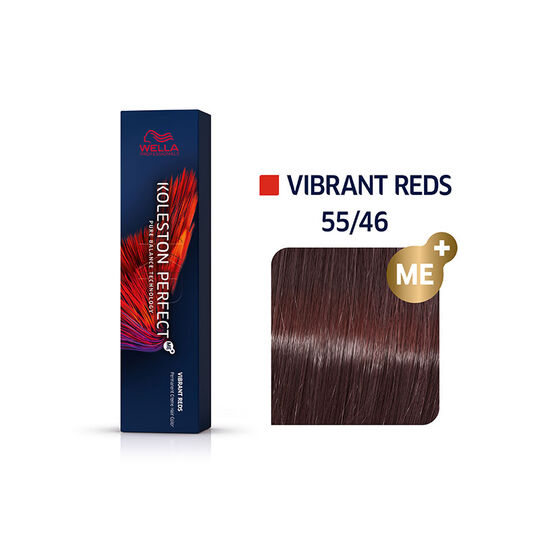 Permanente Haarfarbe Koleston Perfect Me+ 55/46 Kastanienbraun Intensiv Kupfer Violett