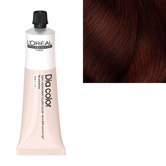 T&ouml;nung Haarfarbe Dia Color 4.45 Kupfer-Mahagoni Kastanienbraun
