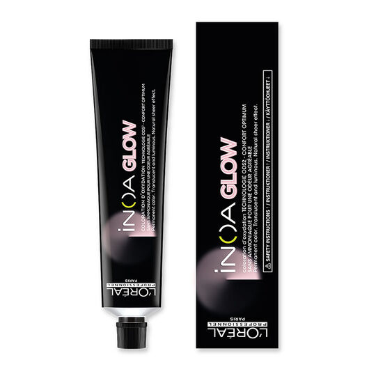 Transluzente, ammoniakfreie Haarfarbe Inoa Glow