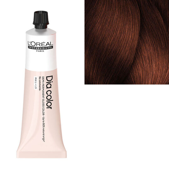 T&ouml;nung Haarfarbe Dia Color 5.4 Hellkastanienbraun Kupfer