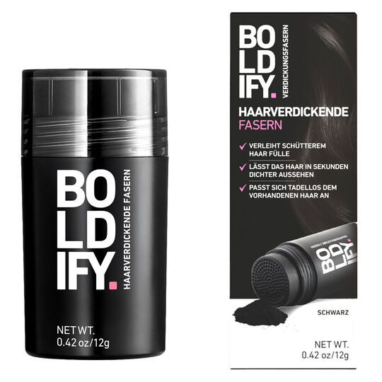 Haarverdichtungsfasern schwarz