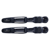 Shark Clips 2 Stk. schwarz matt