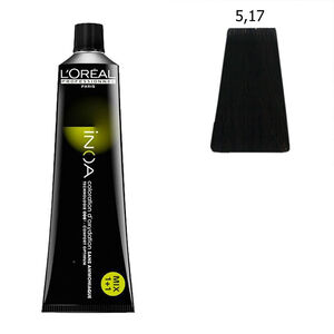 Inoa Haarfarbe ohne Ammoniak 5.17 helles, mattes Aschbraun