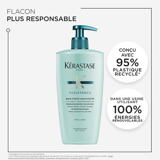 Bain Force Architecte R&eacute;sistance 500 ml nachf&uuml;llbar