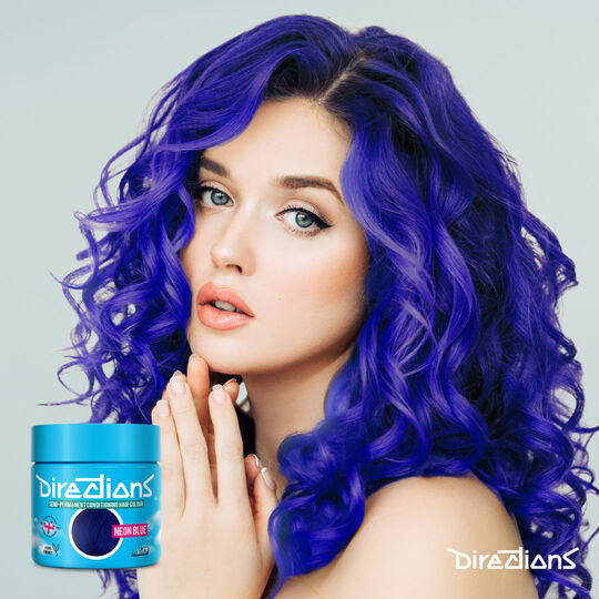 Haart&ouml;nung Neon Blue