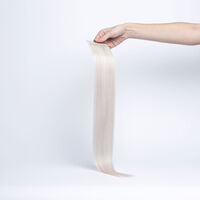 Tape In Extensions Invisible Echthaar 55cm M Platin/Si