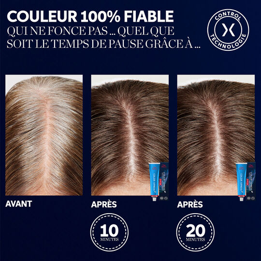 Permanente Haarfarbe Color Xpress 7/1 Blond Asch