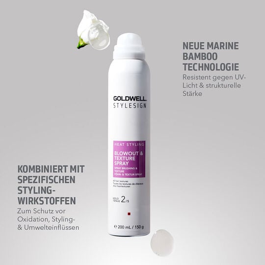 F&ouml;hn- & Textur-Spray Heat Styling