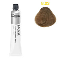 Permanente Haarfarbe Majirel 8.03 nat&uuml;rliches Hellblond mit goldenem Schimmer