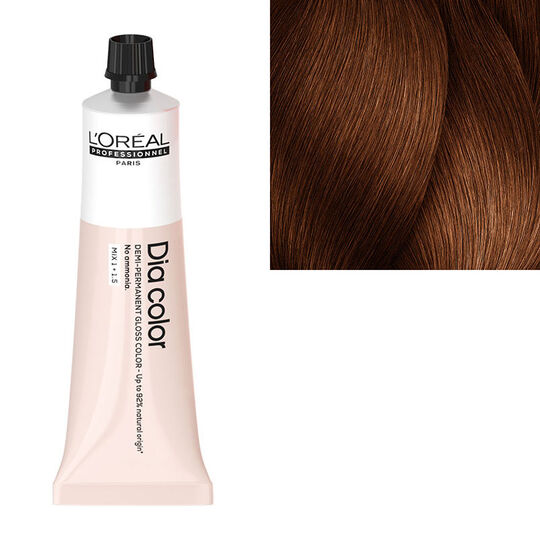 T&ouml;nung Haarfarbe Dia Color 6.45 Dunkelblond Kupfer Mahagoni