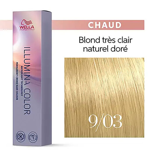Illumina Color 9/03 Sehrhellblond Natur Gold