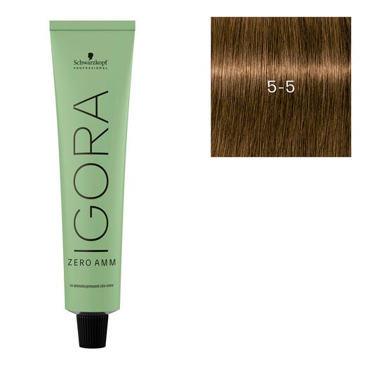 Igora Zero Amm Haarfarbe 5-5 Hellbraun Gold