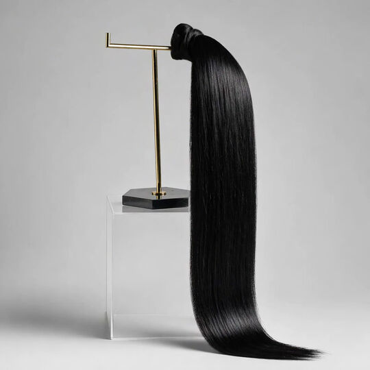 Ponytail Extensions Echthaar 55 cm 1