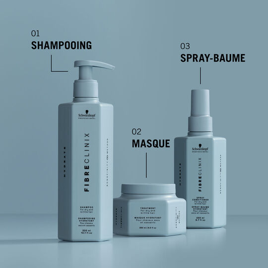 Feuchtigkeitsspendender Spray-Balsam Fibre Clinix