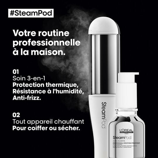 Professionelle 3-in-1-Gl&auml;ttungsbehandlung SteamPod