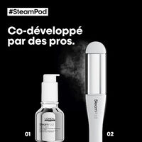 SteamPod 4 Gl&auml;tteisen- und Lockenstab-Set und Gl&auml;ttungspflege