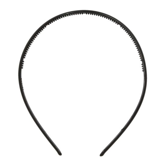 Schmales schwarzes Stirnband