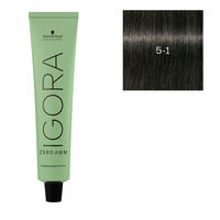 Igora Zero Amm Haarfarbe 5-1 Hellkastanienbraun Asch